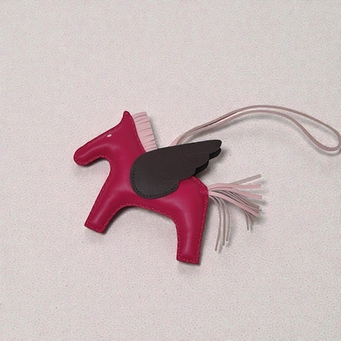 莉亞精品♡ Hermes Rodeo mm  拼色飛馬 粉 #z