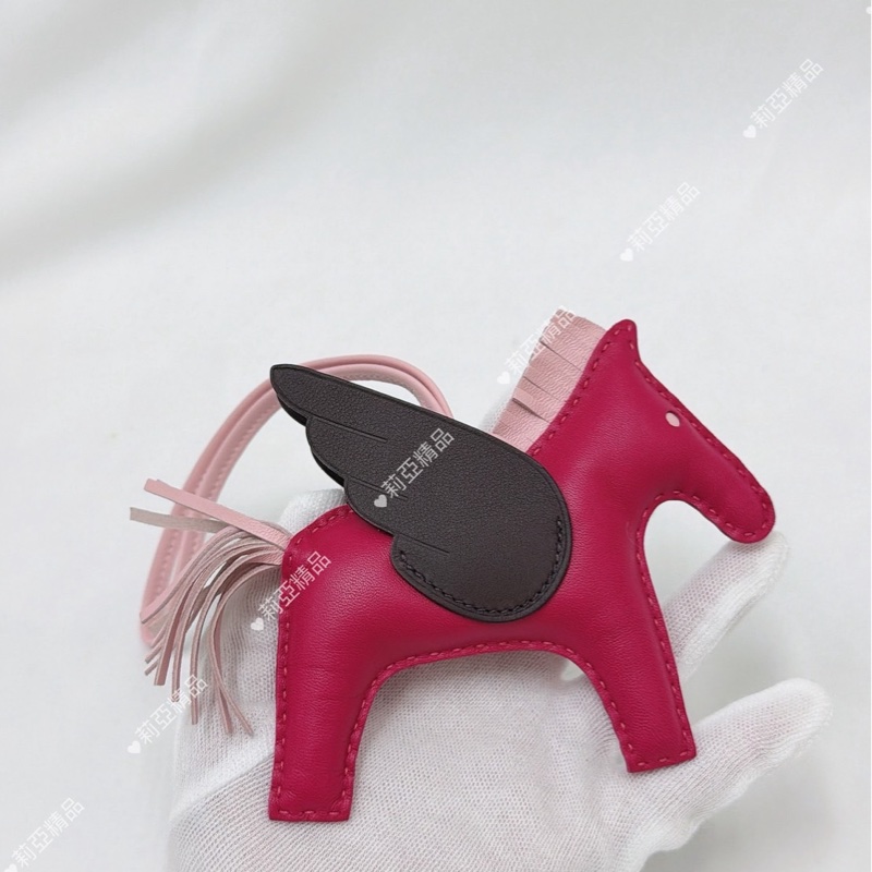 莉亞精品♡ Hermes Rodeo mm 拼色飛馬 粉 #z-3
