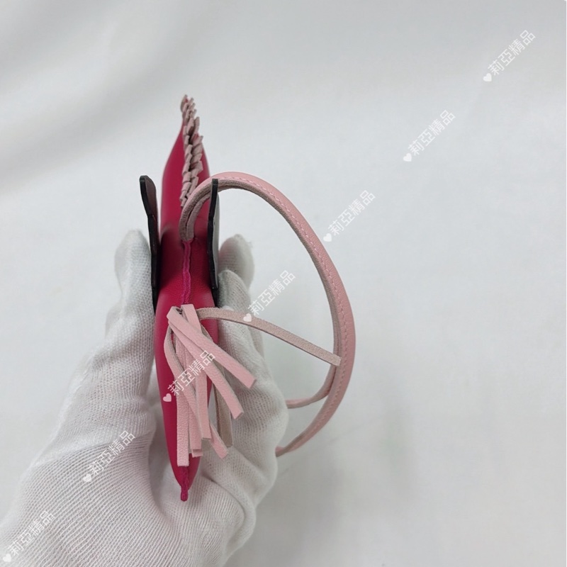 莉亞精品♡ Hermes Rodeo mm 拼色飛馬 粉 #z-7