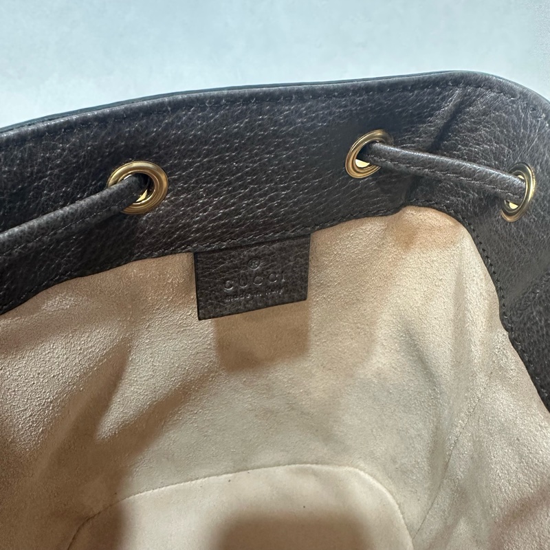 Gucci 550620 老花pvc綠紅綠水桶包Ophidia GG nano mini noe-28