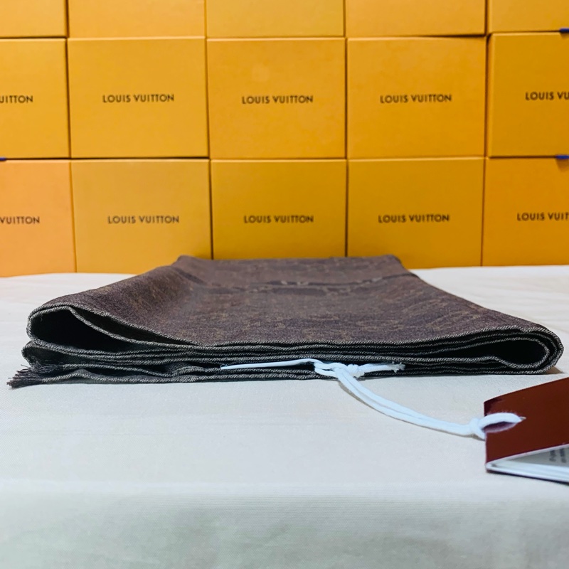 🧣全台最甜 全新含吊牌 Gucci 古馳 超美奶茶雙色 老花 羊毛圍巾 披肩-8