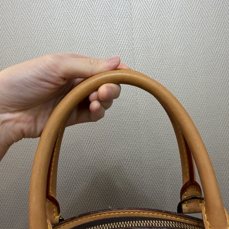 LV 原花金釦Ellipse PM手提貝殼包M51127-3