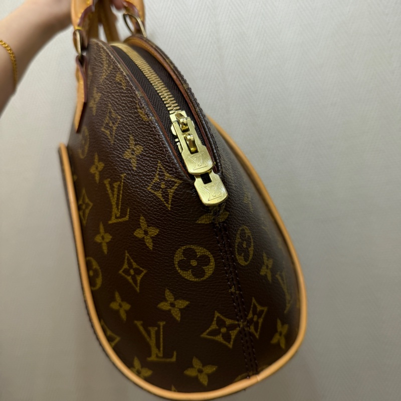 LV 原花金釦Ellipse PM手提貝殼包M51127-5