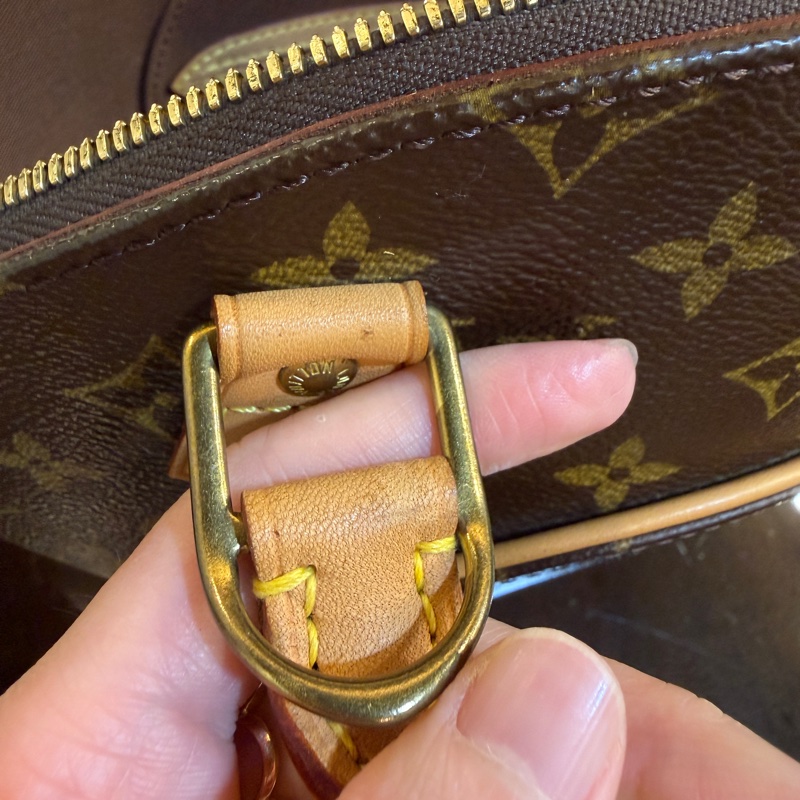 LV 原花金釦Ellipse PM手提貝殼包M51127-12