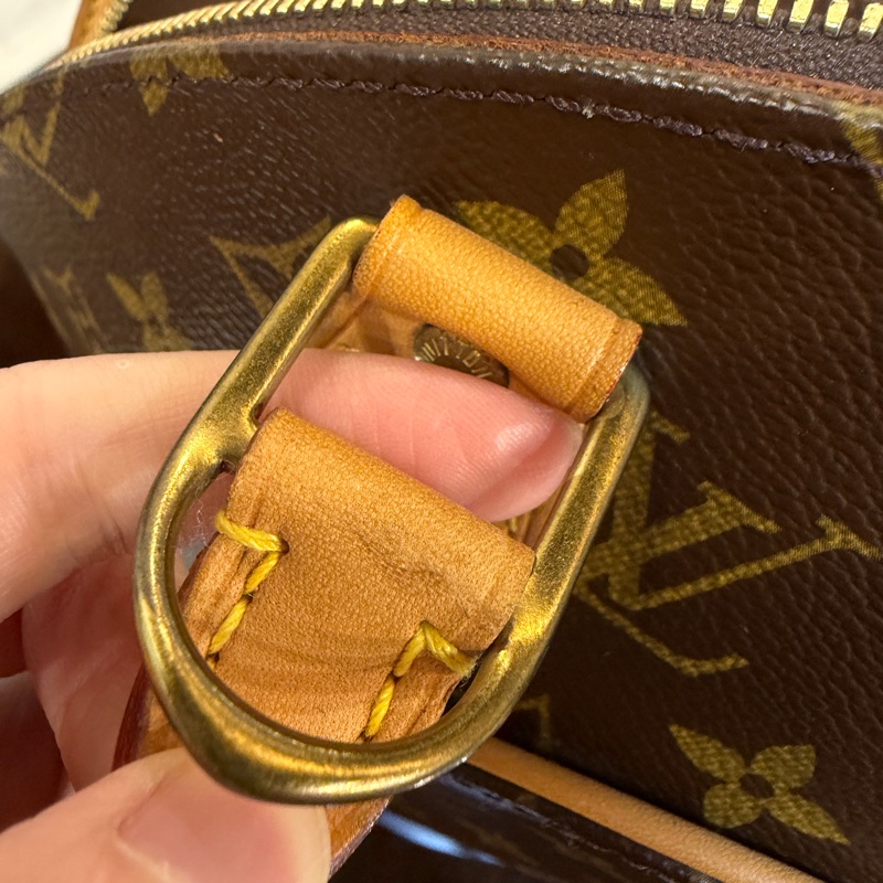 LV 原花金釦Ellipse PM手提貝殼包M51127-14