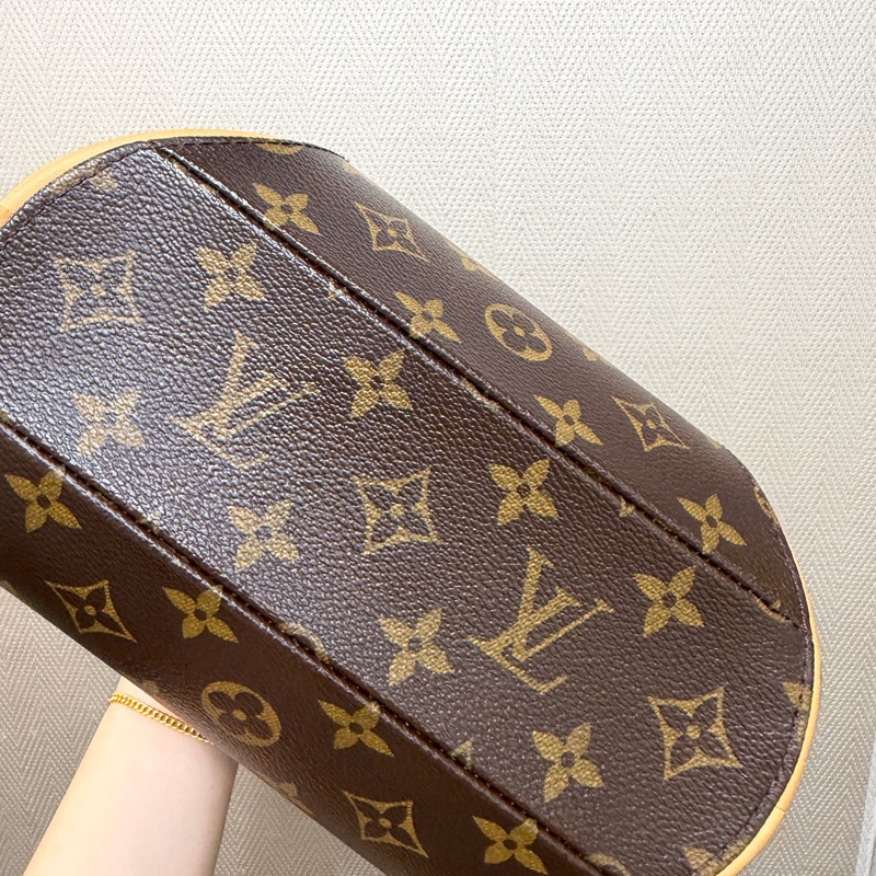 LV 原花金釦Ellipse PM手提貝殼包M51127-21