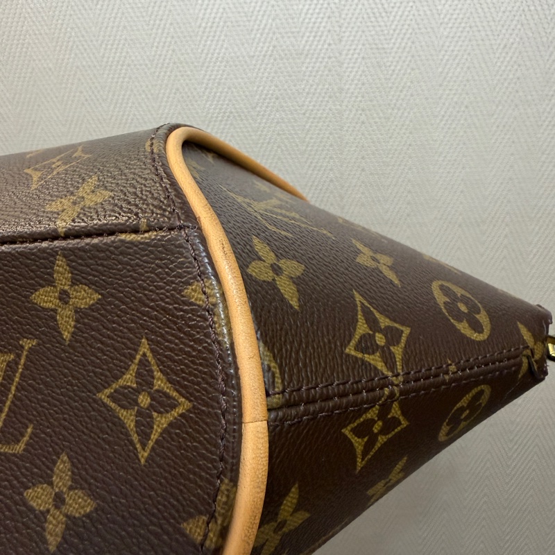 LV 原花金釦Ellipse PM手提貝殼包M51127-25