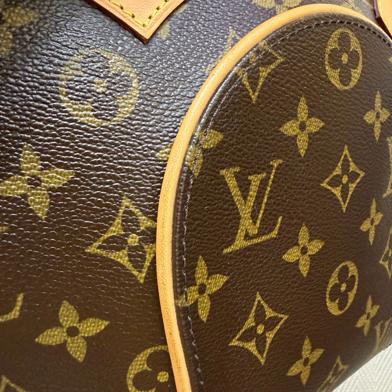 LV 原花金釦Ellipse PM手提貝殼包M51127-29