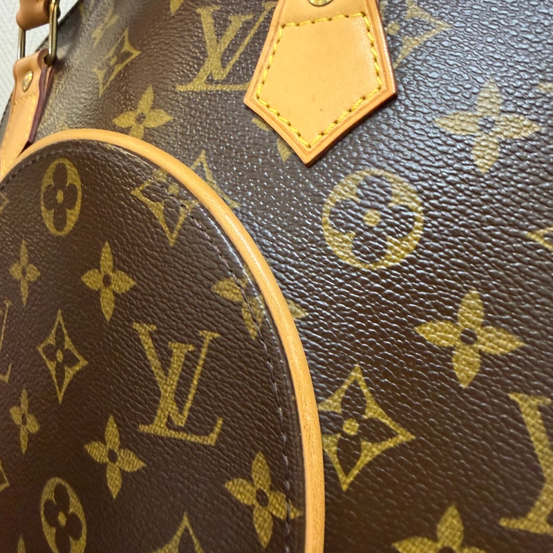 LV 原花金釦Ellipse PM手提貝殼包M51127-30
