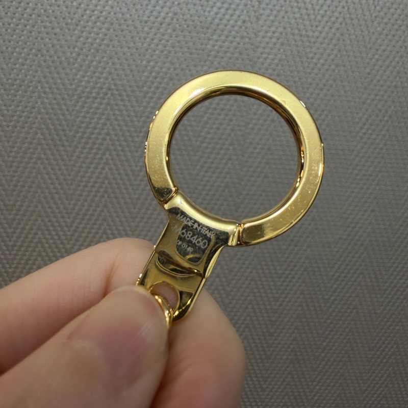 LV 金色金屬粉色Blooming Flowers吊飾M68460-8