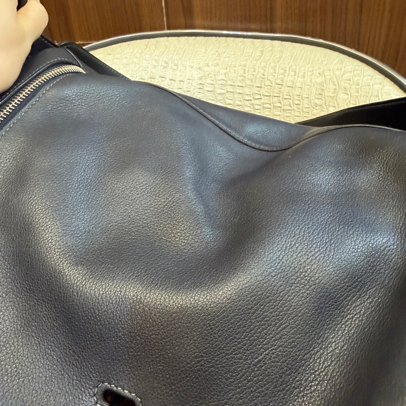 Hermes 2Z午夜藍銀釦Lindy 34-1