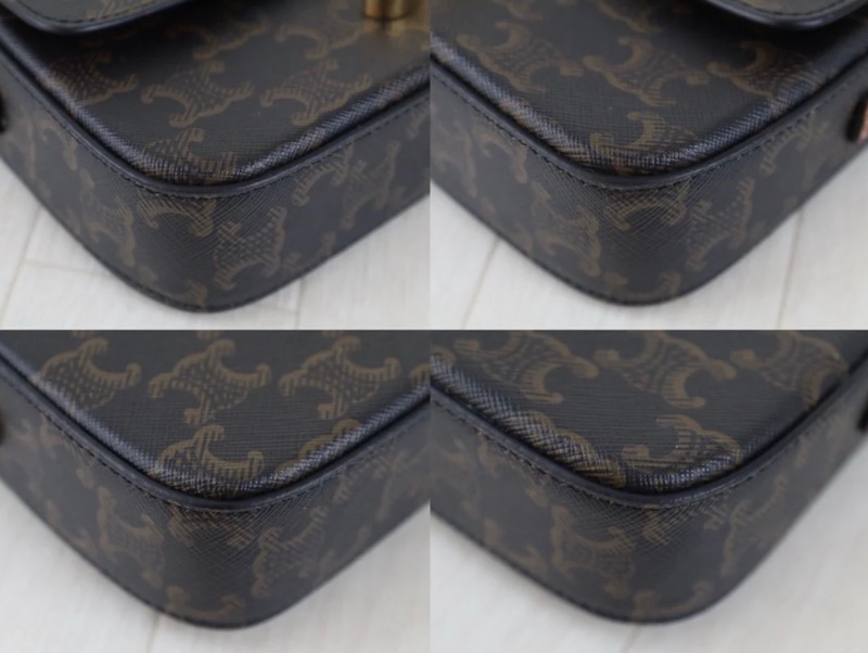 「JL精品代購」98新 celine老花腋下包-6