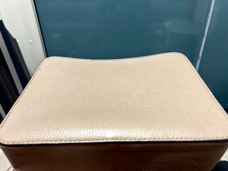 【二手正品】Marc Jacobs The Box 20 經典荔枝紋餐盒包 (裸粉色)-10