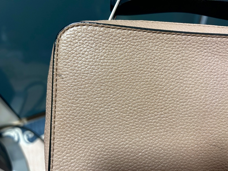 【二手正品】Marc Jacobs The Box 20 經典荔枝紋餐盒包 (裸粉色)-11