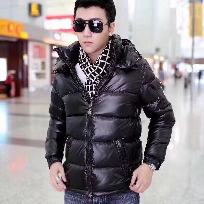 Moncler-男款 Maya 黑色羽絨#3碼-4