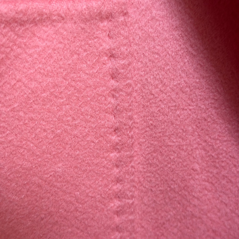 有實穿影片 Max Mara CUCITO A MANO 粉色羊絨大衣100%Cashmere-12