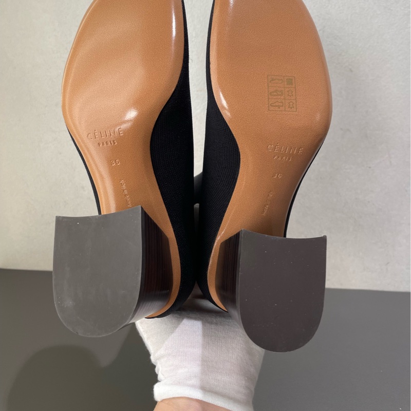 未使用 Celine 黑色 襪靴 高彈力襪子靴 36碼 附件:塵袋-9