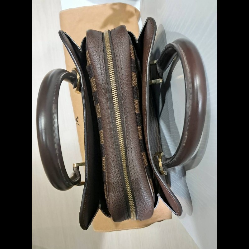 LV棋盤格手提包 男女適用-3