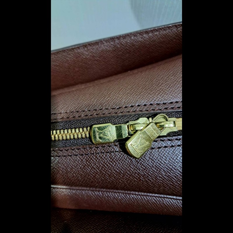 LV棋盤格手提包 男女適用-4