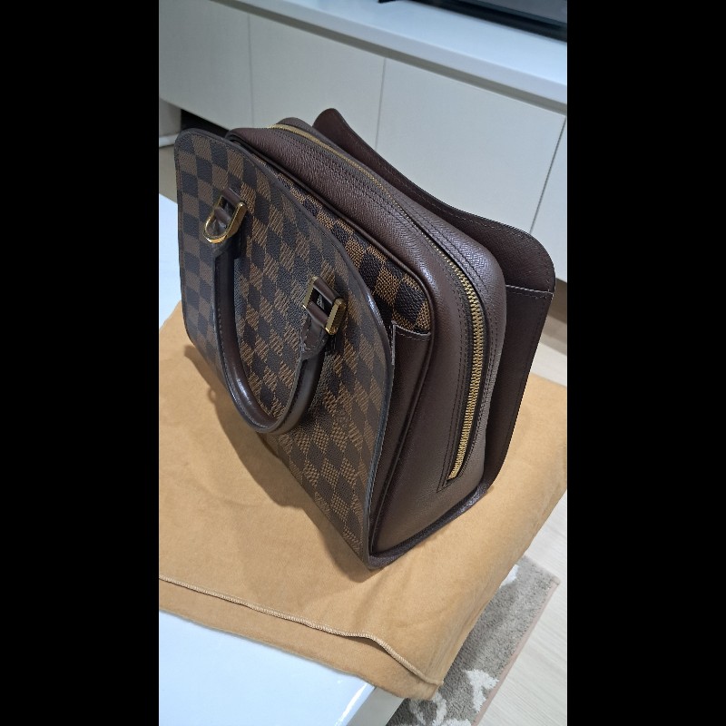 LV棋盤格手提包 男女適用-6