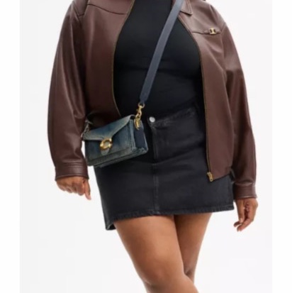 Coach 女士 翻蓋單肩包均碼碼20cm*7cm*11cm-4