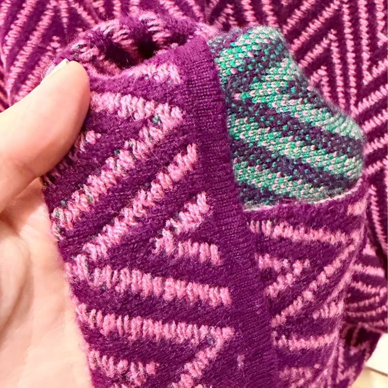 Chanel 洋裝 大logo 針織洋裝 針織上衣 36碼 玫粉色 明星同款-1