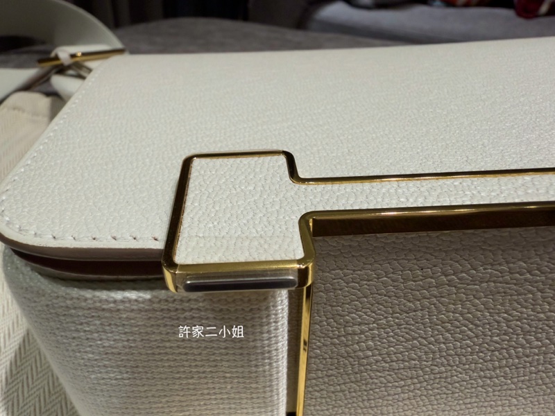 Hermes 98.99新閒置 （2024年1月購入) Geta 蘑菇白金扣山羊皮-8