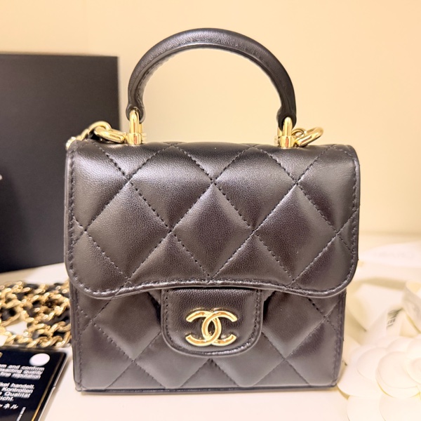 香奈兒手柄mini小廢包-6