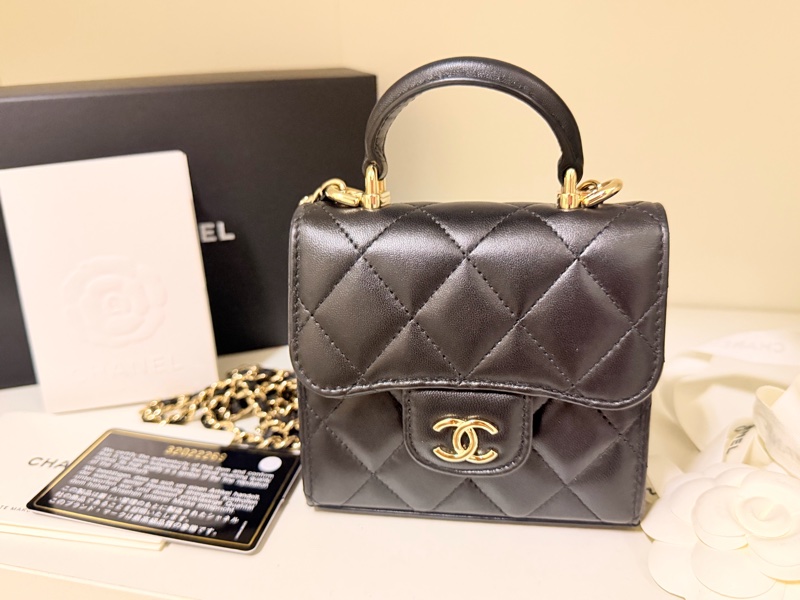 香奈兒手柄mini小廢包-3