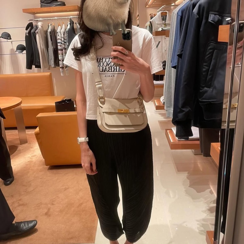 Hermes Mini jypsiere 冰川白 8L 🤍全新B刻-3