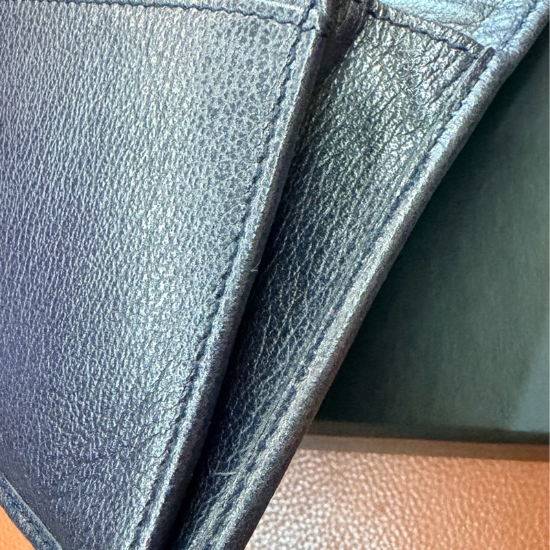 出清特價｜真品 CHANEL 香奈兒 中性款黑色 長夾 山茶花 黑色 小牛皮-18