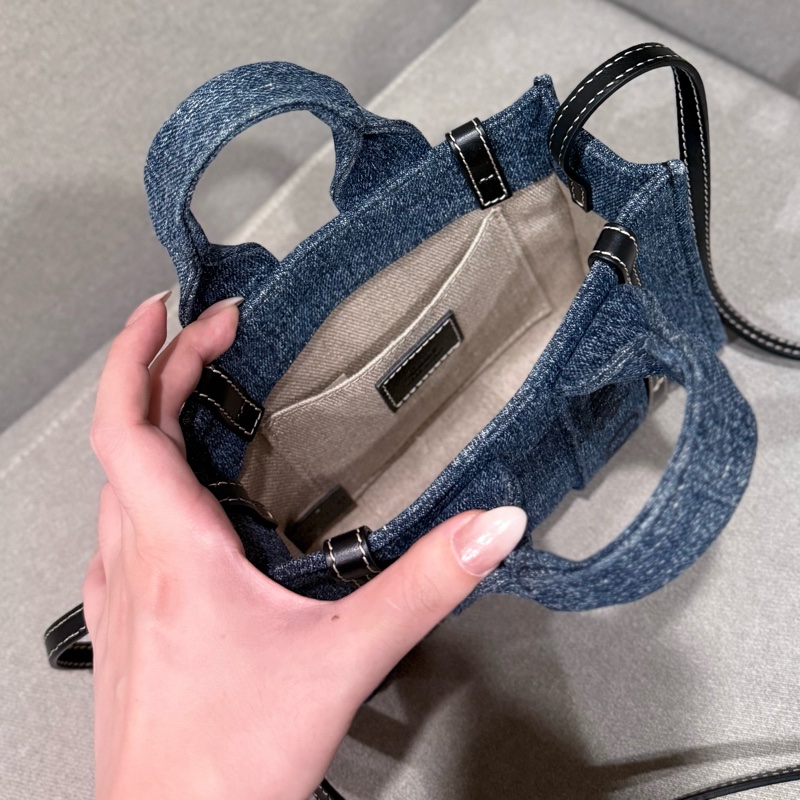 Chloe woody mini牛仔丹寧托特包-1