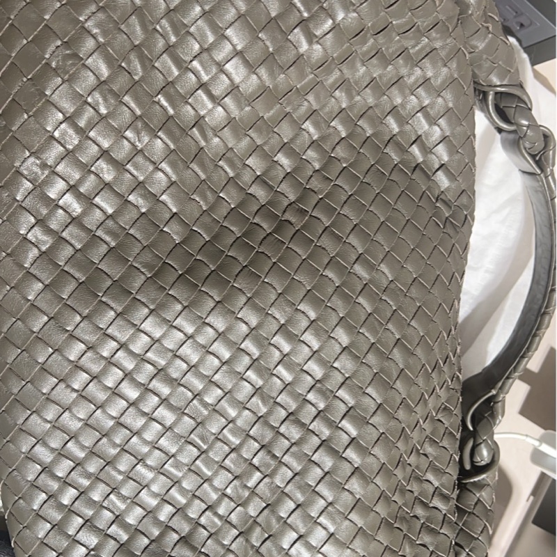 Bottega Veneta 灰色手提肩背包-4