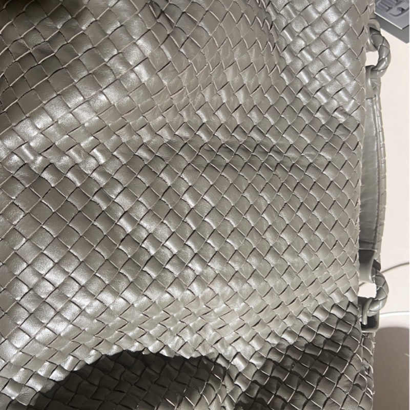 Bottega Veneta 灰色手提肩背包-5