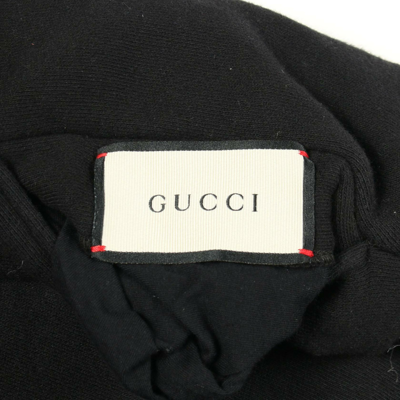 GUCCI 網球長版開襟外套，棉滌混紡，黑綠紅三色，二手，S碼-3