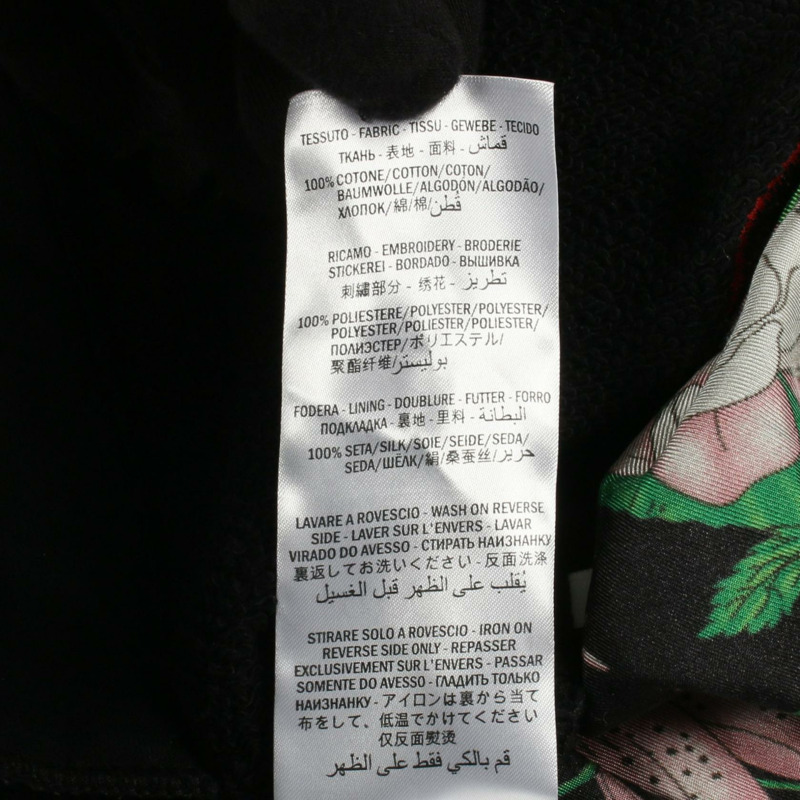 GUCCI 網球長版開襟外套，棉滌混紡，黑綠紅三色，二手，S碼-4