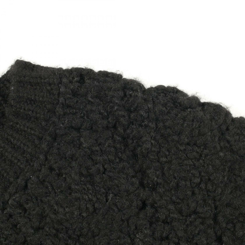 CELINE 針織連身裙，尼龍羊駝毛混紡，黑色，二手女款 S 碼-4