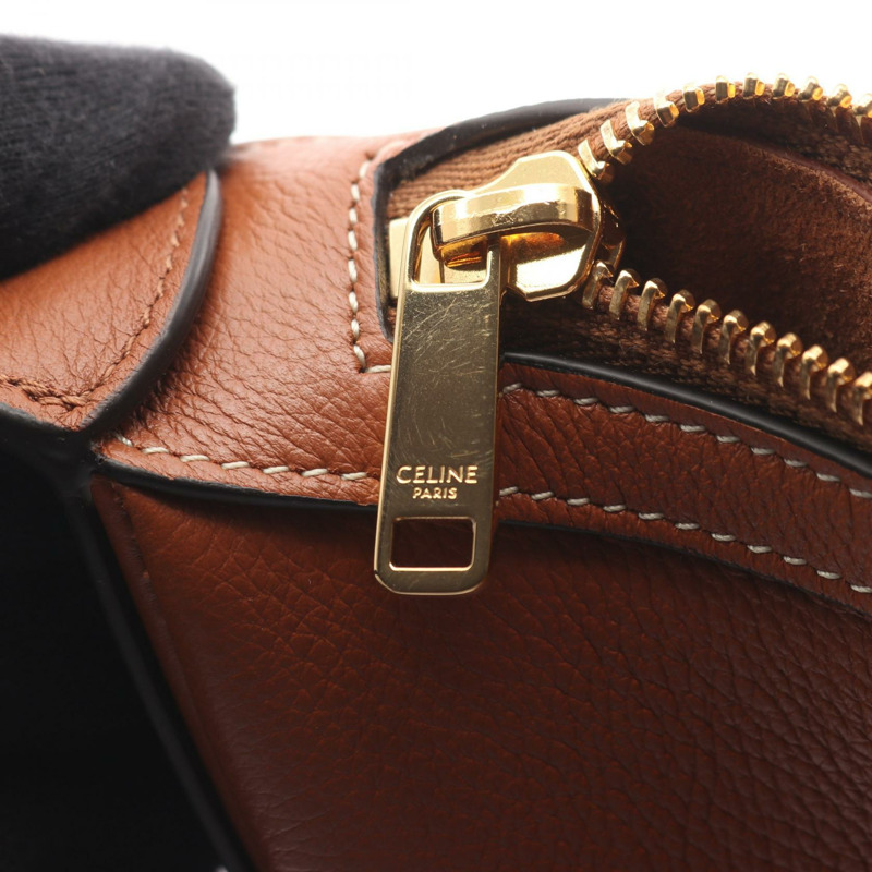 CELINE 中型 Heloise Cuir Triomphe 肩背包 114713FLH.04LU 皮革 二手-4