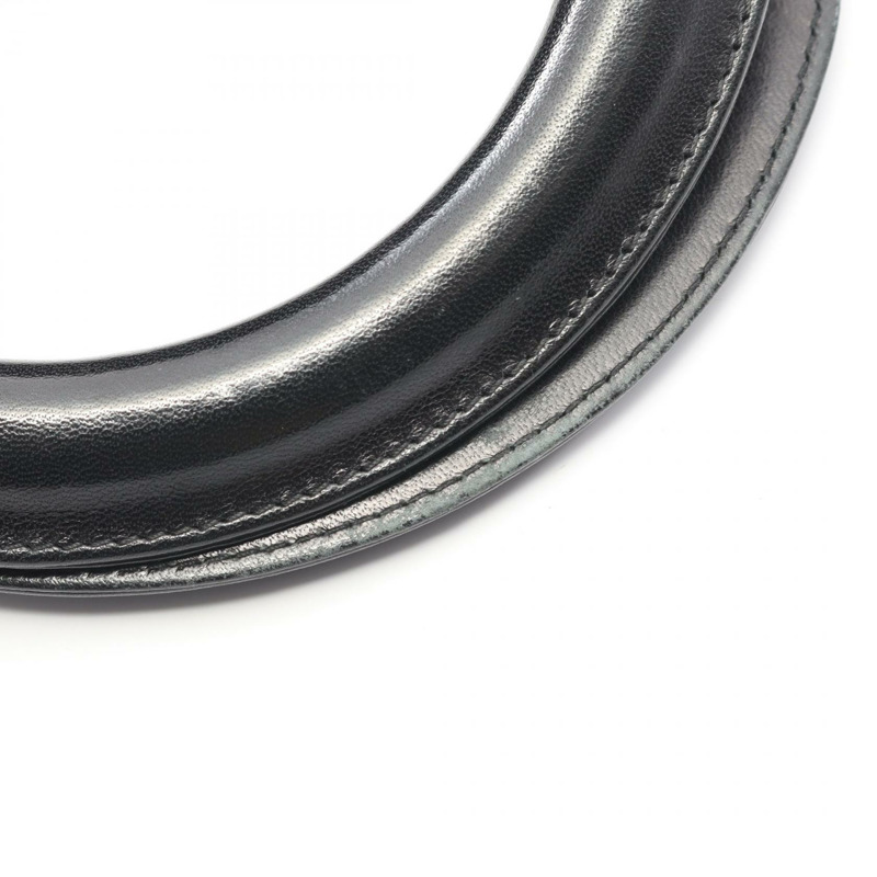 Christian Dior LADY DIOR 手提包，黑色皮革，二手女士款-5