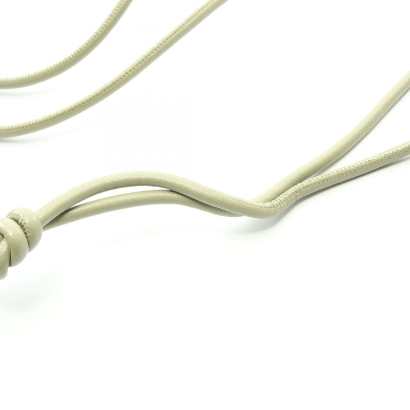 BOTTEGA VENETA Intrecciato 小型相機單肩包 723548 皮革 綠色 二手-6