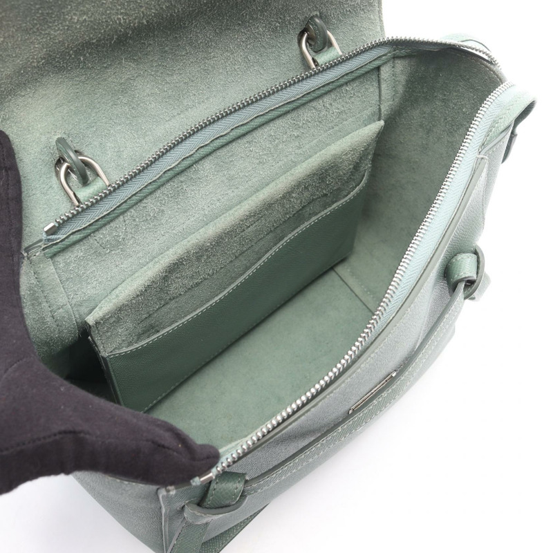 CELINE BELT BAG MICRO 單肩斜背包 手提包 皮革 薄荷綠 二手 女士-2