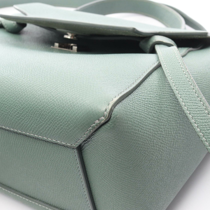 CELINE BELT BAG MICRO 單肩斜背包 手提包 皮革 薄荷綠 二手 女士-5