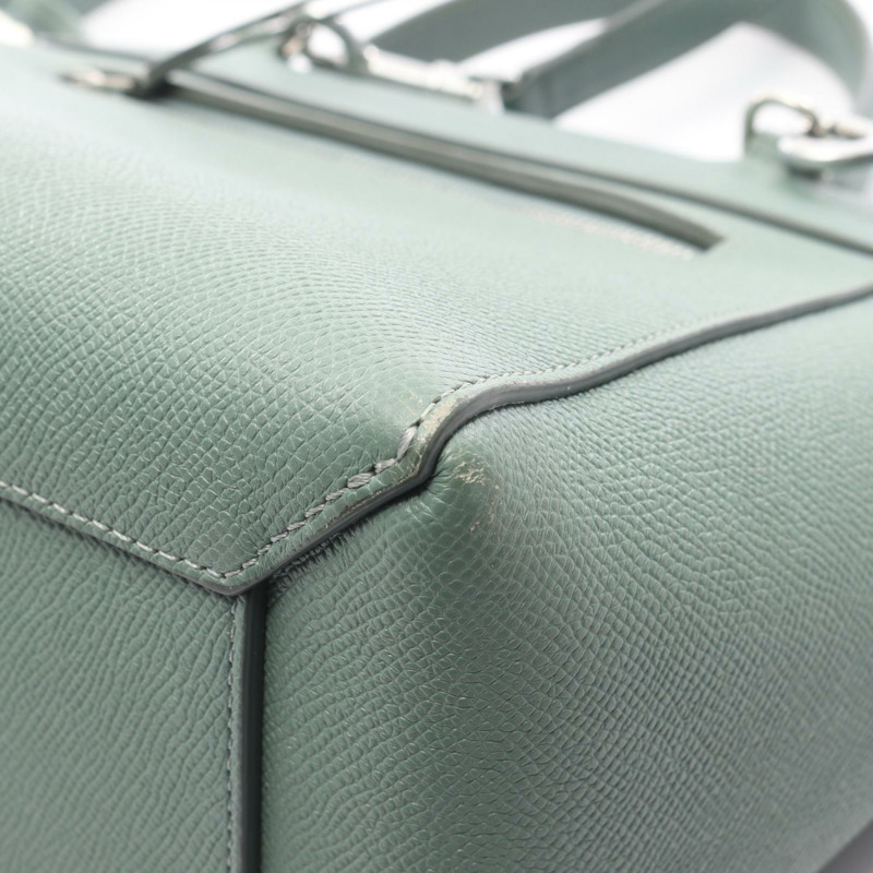 CELINE BELT BAG MICRO 單肩斜背包 手提包 皮革 薄荷綠 二手 女士-6