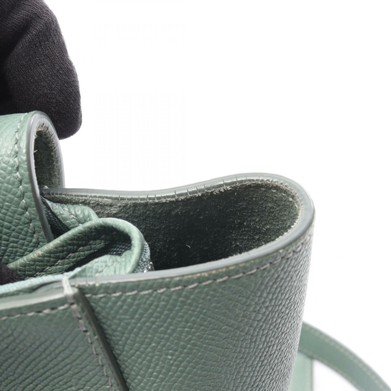 CELINE BELT BAG MICRO 單肩斜背包 手提包 皮革 薄荷綠 二手 女士-10