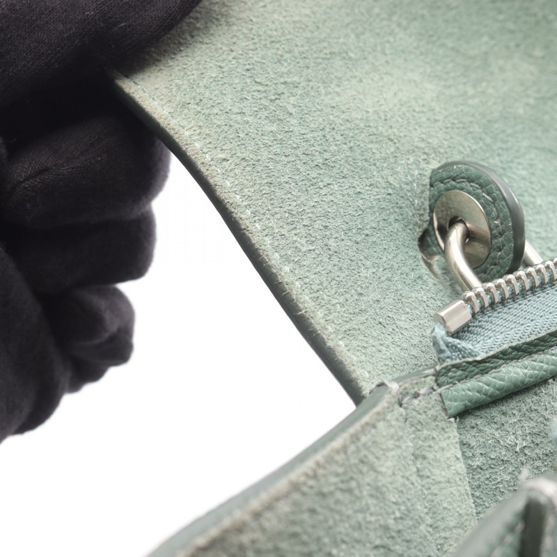 CELINE BELT BAG MICRO 單肩斜背包 手提包 皮革 薄荷綠 二手 女士-13