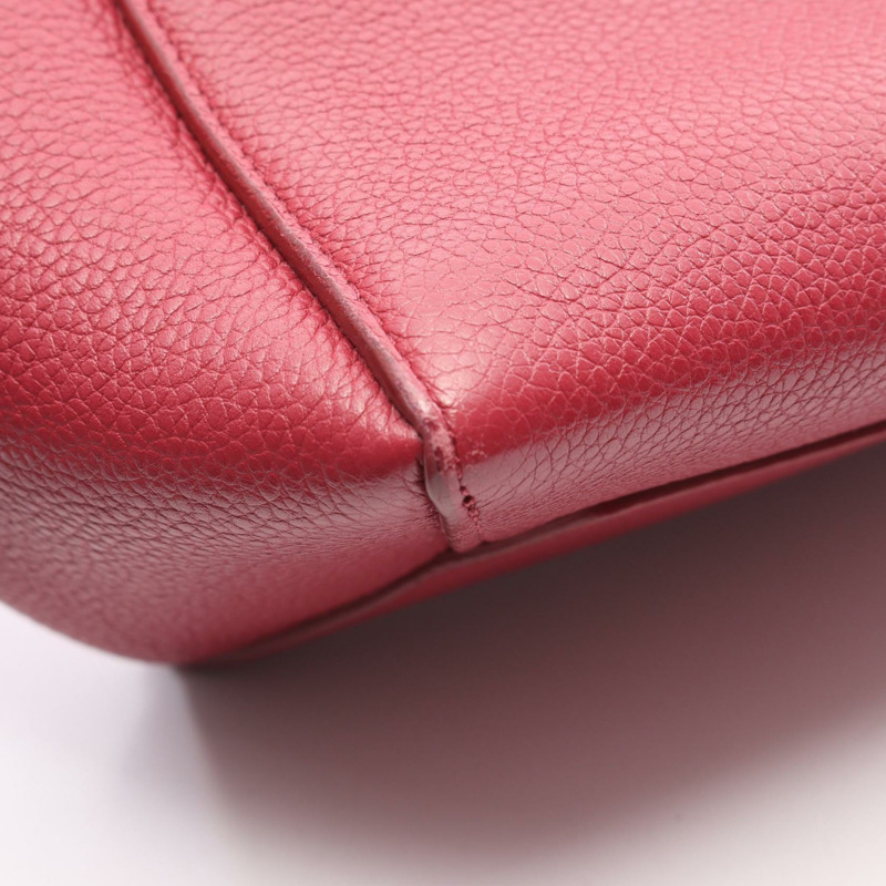 CELINE Sangle 水桶小號肩手提包 皮革 粉紅色 二手 女士-7