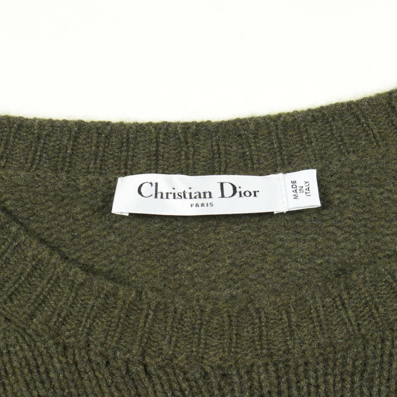 Christian Dior 針織毛衣 #38 羊絨卡其色二手女款-2