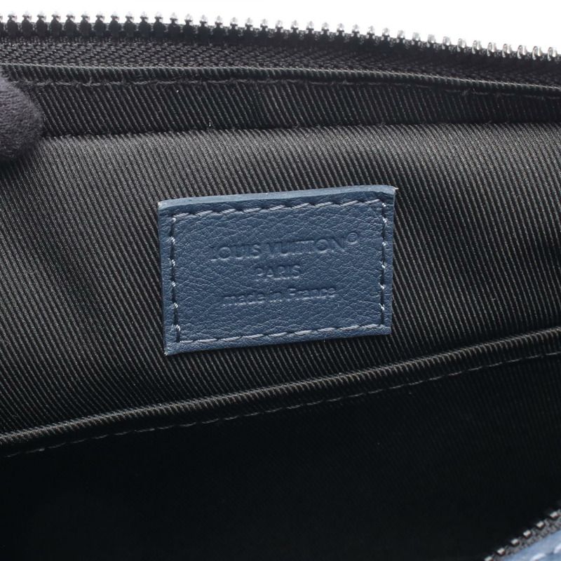 路易威登 Trio Messenger 單肩斜背包 M27925 Monogram Shadow 海軍藍-3