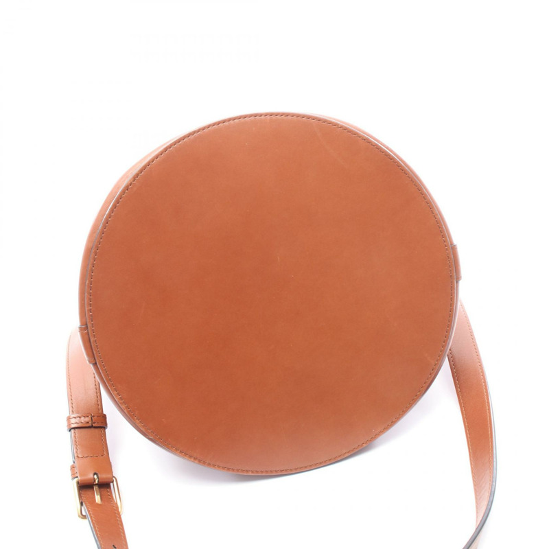 CELINE Maillon Triomphe 水桶肩背包 193043CKA 皮革 棕色 二手 女士-5