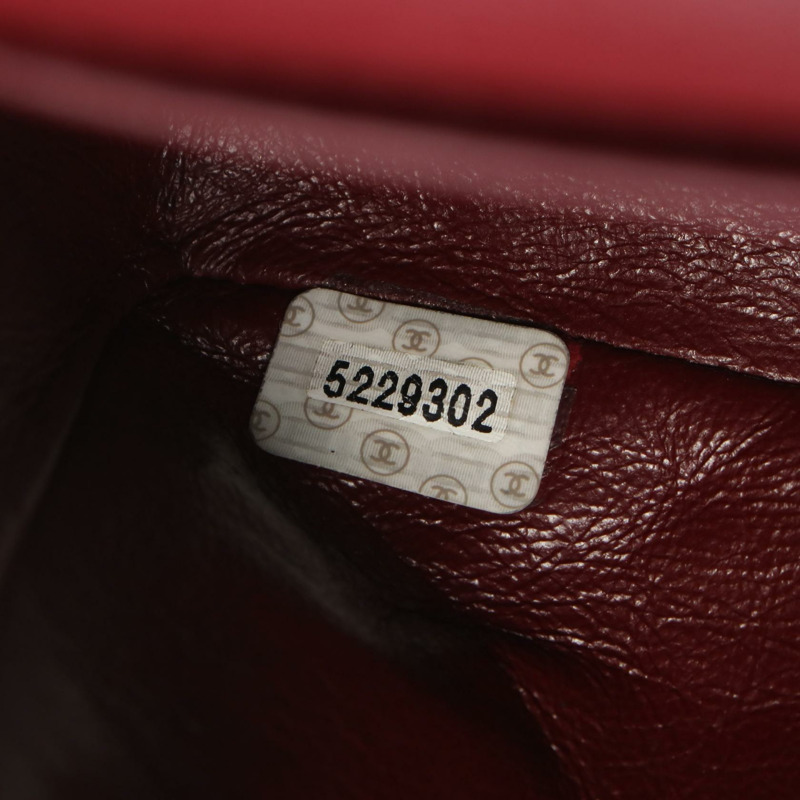 香奈兒 (CHANEL) Matelasse W 翻蓋鏈條單肩背包 A01113 羊皮黑 二手 金色五金-4